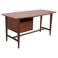Rare Freestanding Desk in Teak by Heinrich Althoff, 1960s