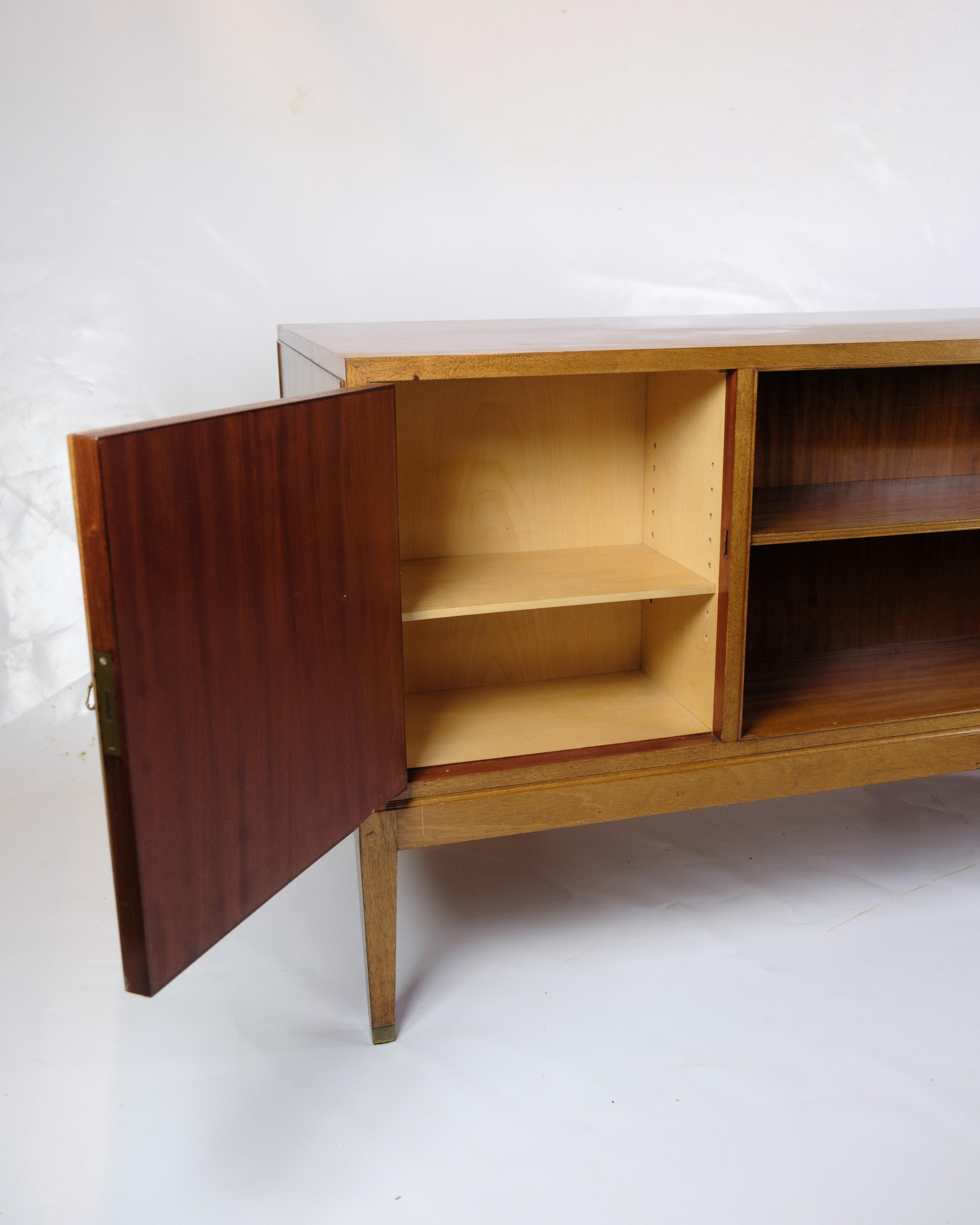 Freestanding Diplomat Desk Made In Mahogany By Fritz Henningsen From 1930s For Sale 6