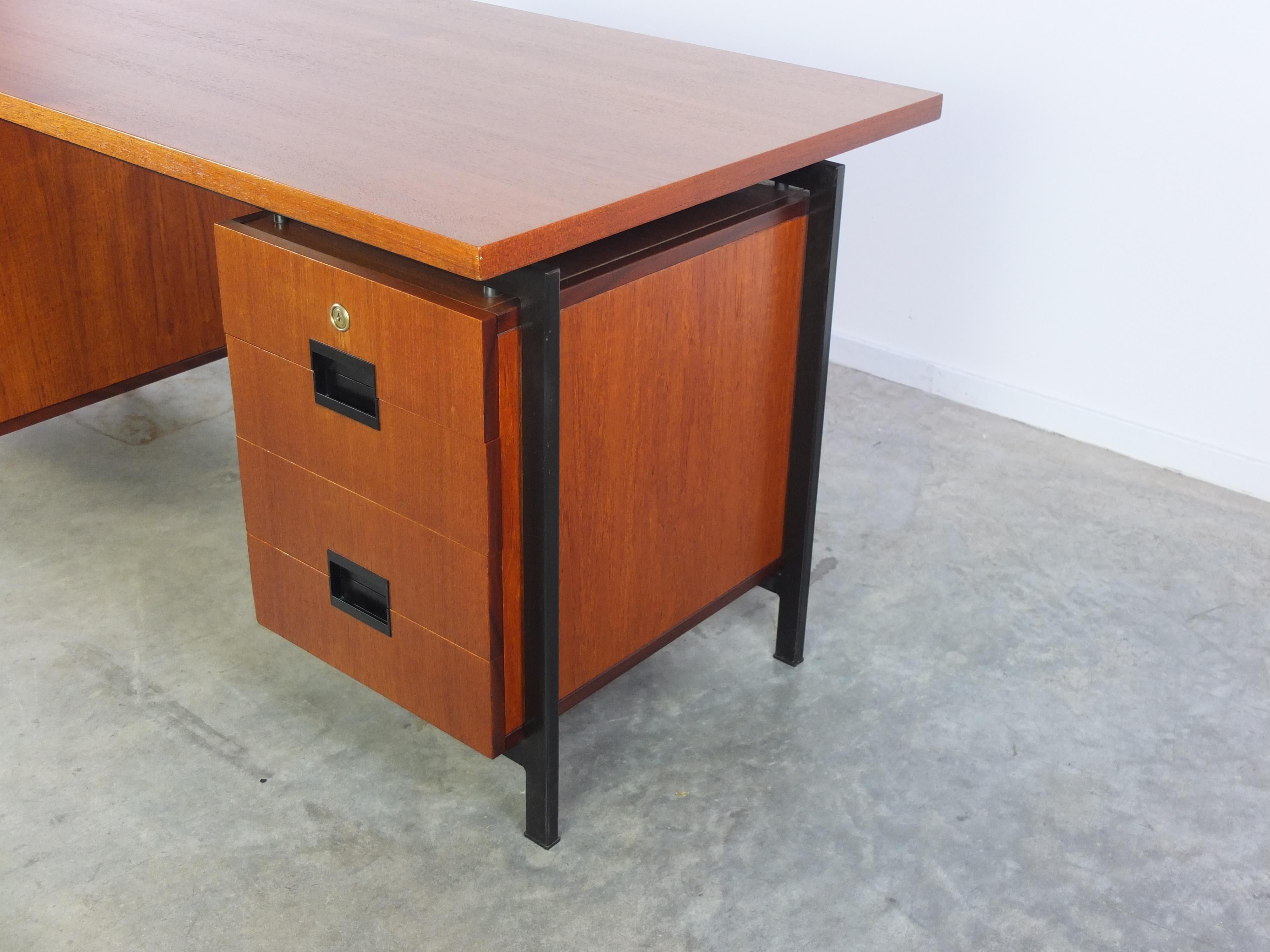 Freestanding 'EU02' Writing Desk by Cees Braakman for Pastoe, 1960s 8