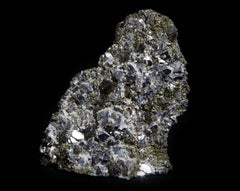 Freestanding Silver Galena & Gold Pyrite Mineral