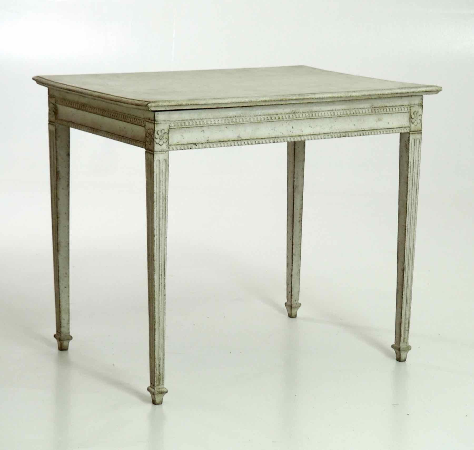 Freestanding Gustavian Console Table, with One Drawer, 1790 1