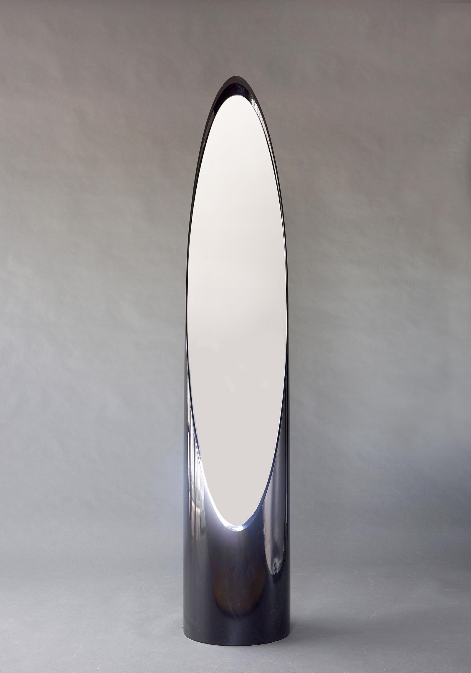 Lipstick Mirror attributed to Roger Lecal 9