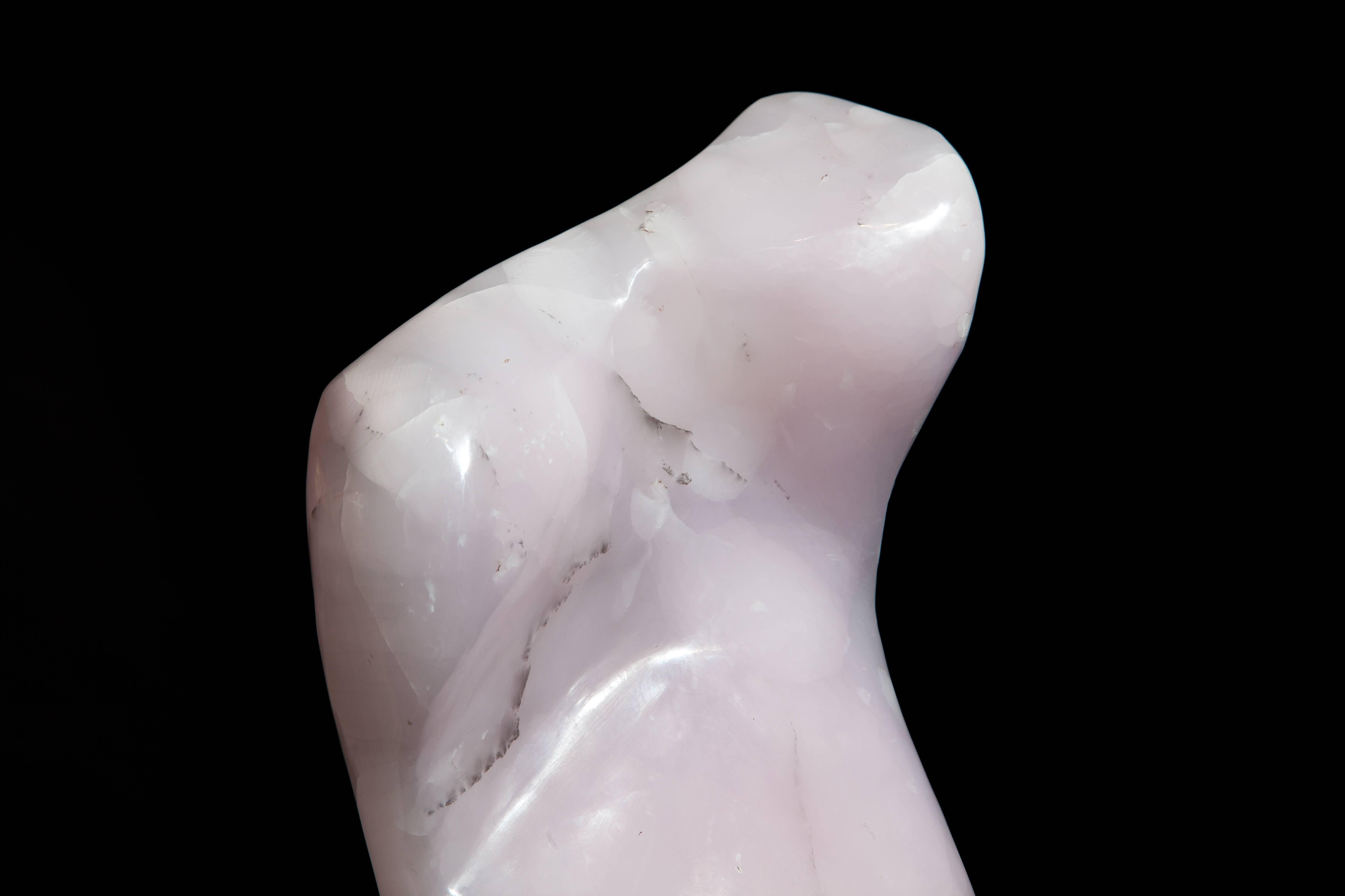 Freestanding Pink Mangano Calcite Mineral, Brazil. In Excellent Condition In London, GB