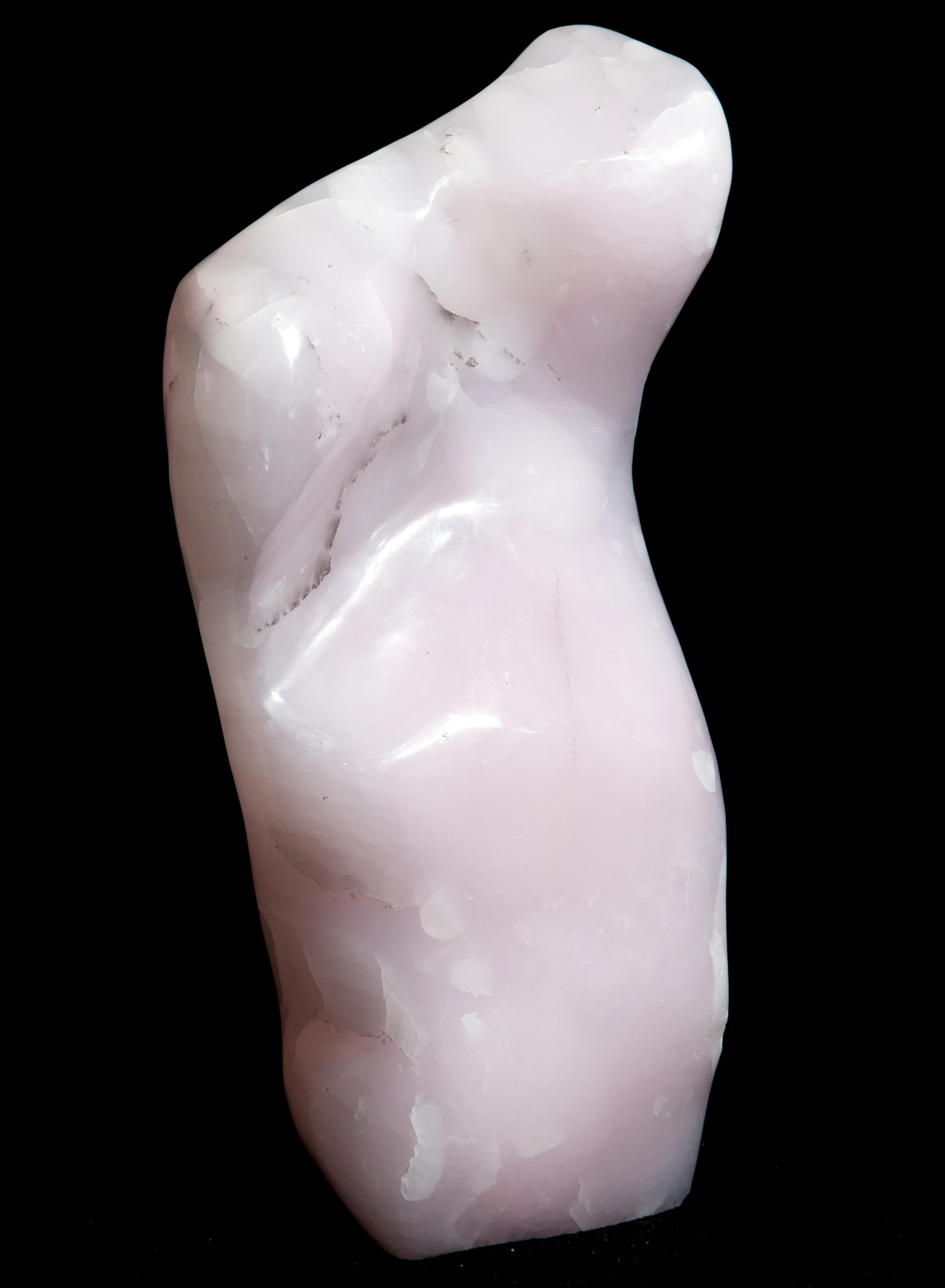 18th Century and Earlier Freestanding Pink Mangano Calcite Mineral, Brazil.
