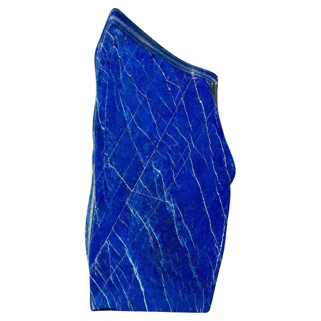 Freestanding Polished Lapis Lazuli Freeform