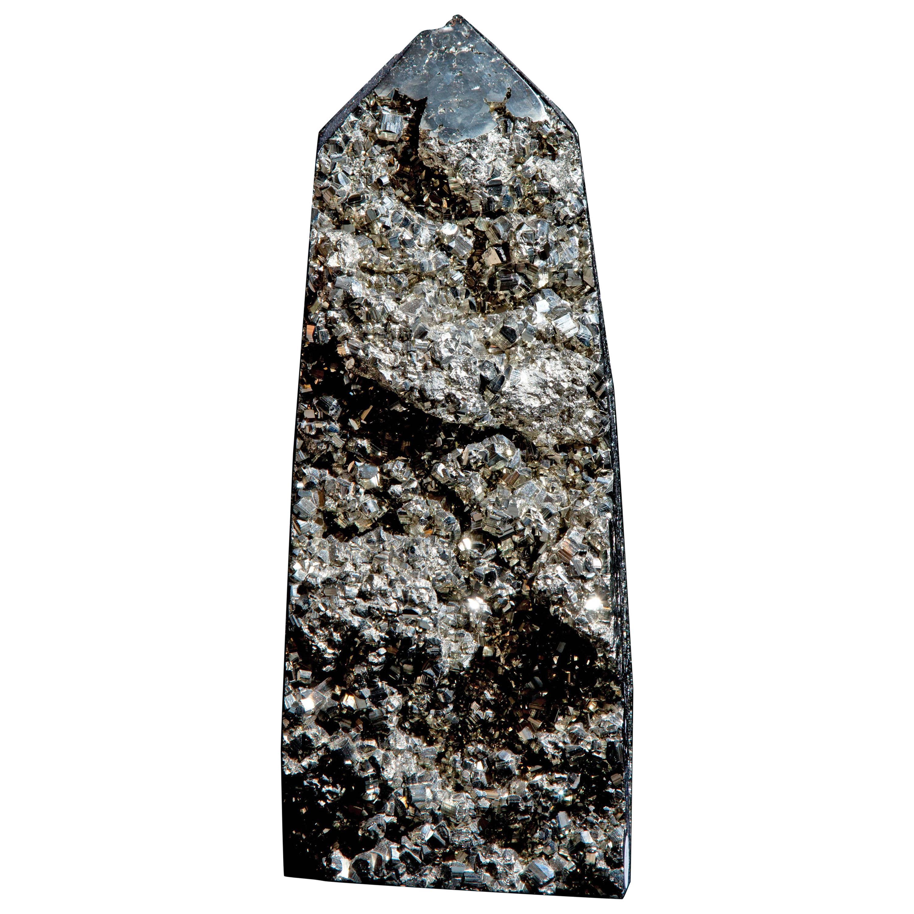 Freestanding Pyrite Mineral, Peru.