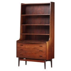 Freestanding Rosewood Bookcase by Johannes Sorth
