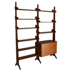 Freestanding Shelving Unit by Vittorio Dassi, Italy, 1950s