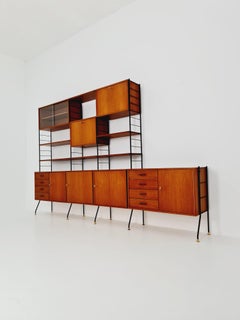 Librería independiente con sistema de estantes de cuerda, de Silverschild, 1950