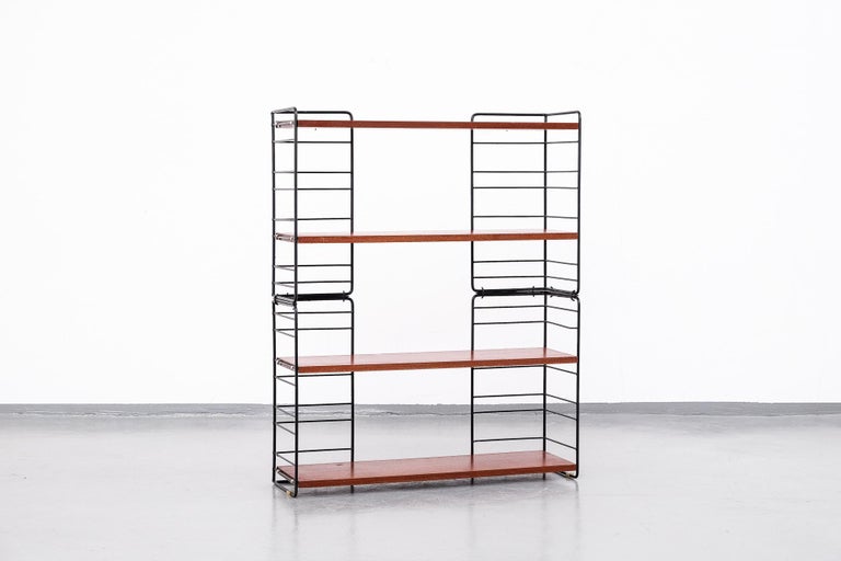 Freestanding String Shelving System by Nisse Strinning, 1960s at