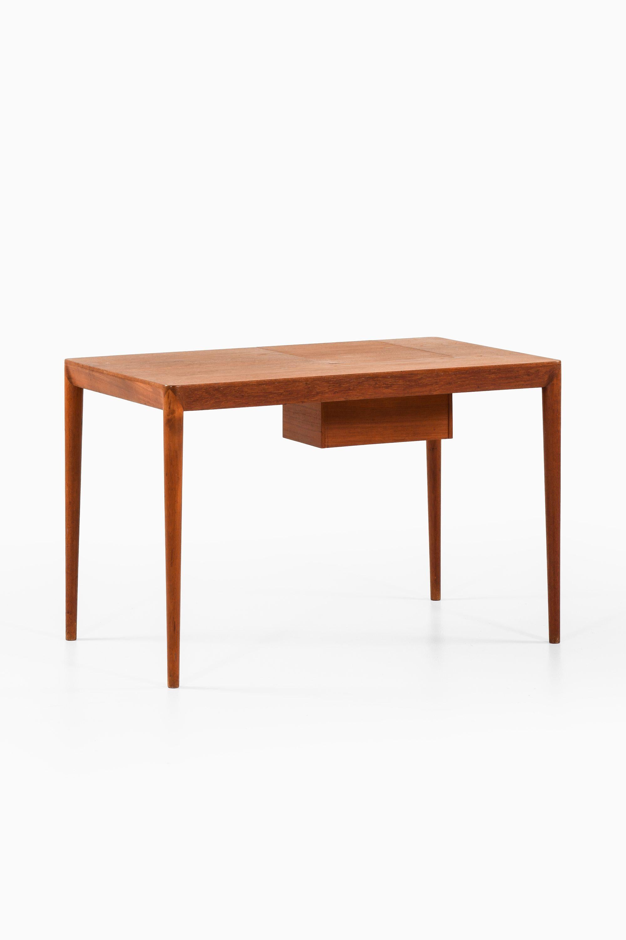 Danish Freestanding Vanity / dressing table in Teak by Erik Riisager Hansen, 1950's For Sale