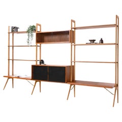 Freestanding vintage bookcase by Kurt Østervig for KP Møbler, Denmark 1960s