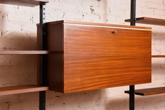 Freestanding Wall unit, Bookshelves, Roomdivider, Midcentury Modern, 1950s