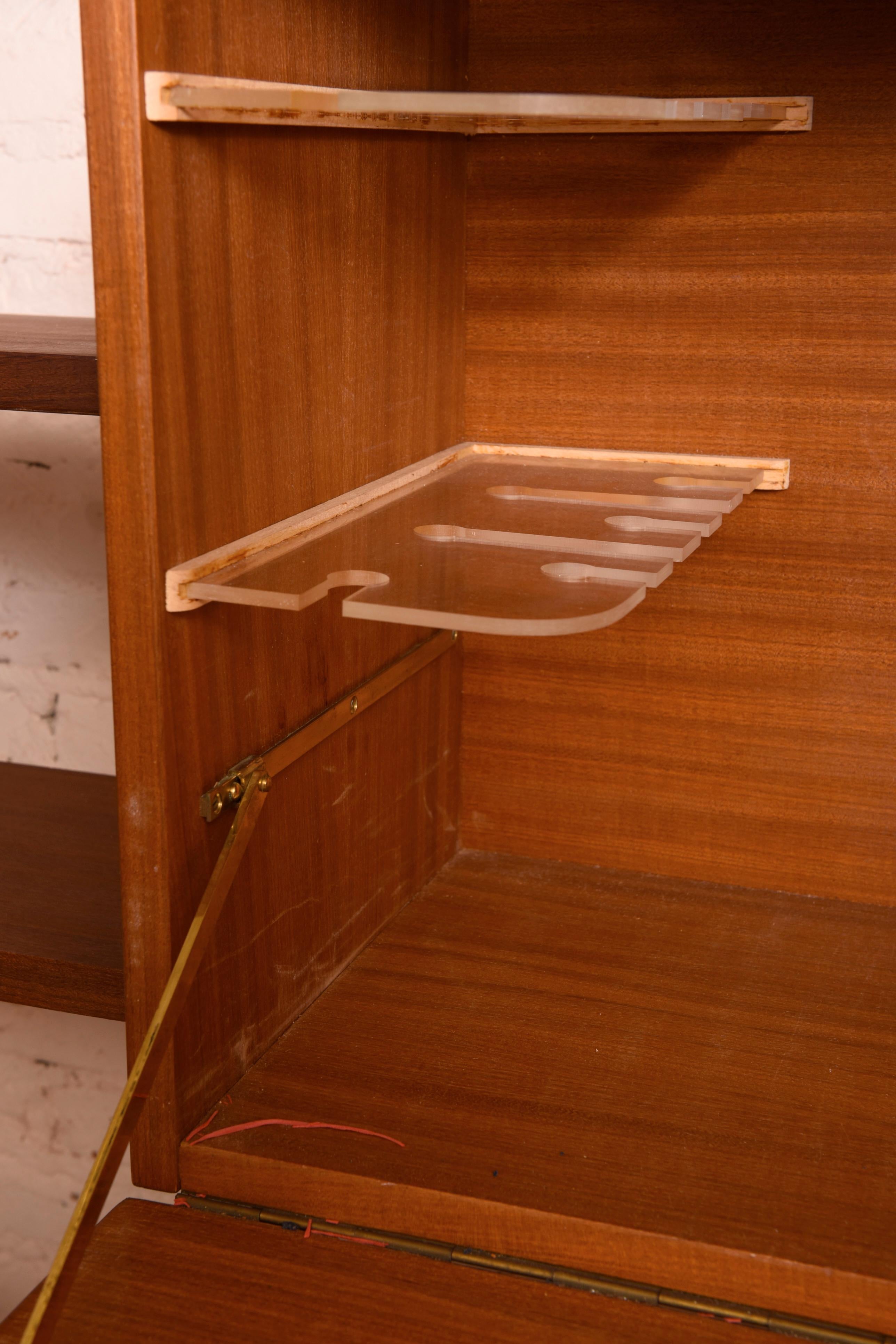 Parete attrezzata, libreria, divisorio, Midcentury Modern, anni '50 In condizioni buone in vendita a Antwerp, BE
