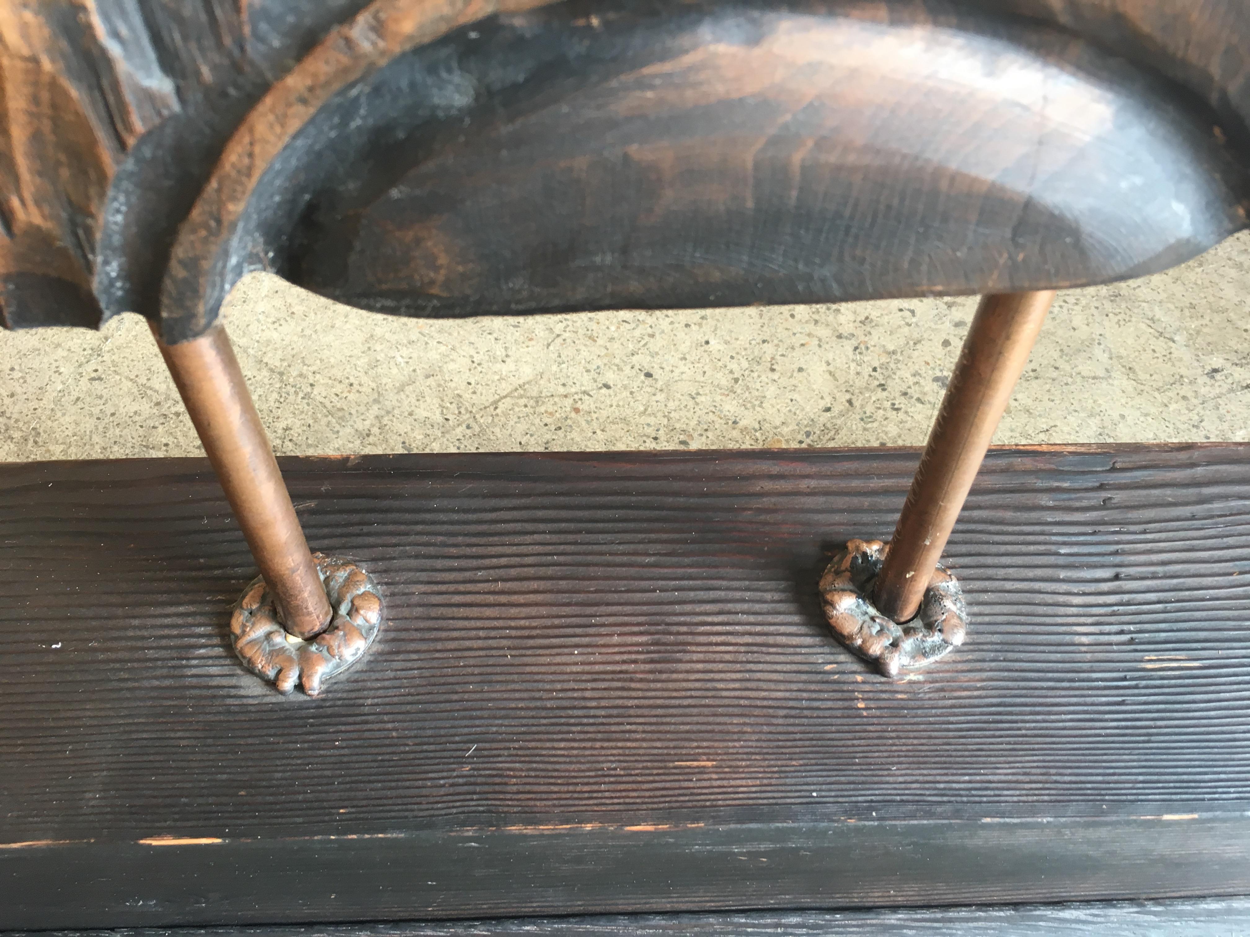 Freestanding Walnut Sculpture by George Mullen 2
