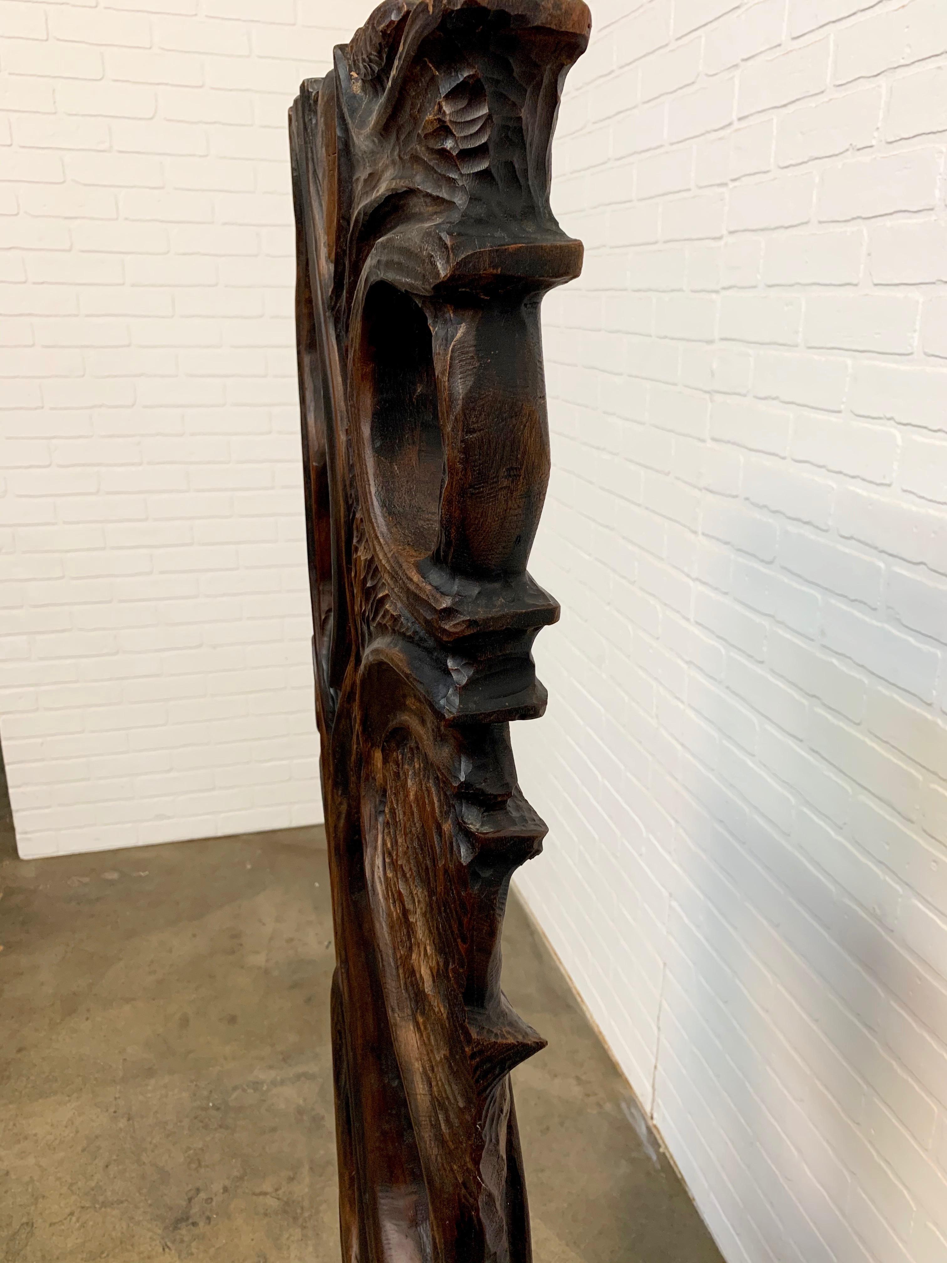 Freestanding Walnut Sculpture by George Mullen 2