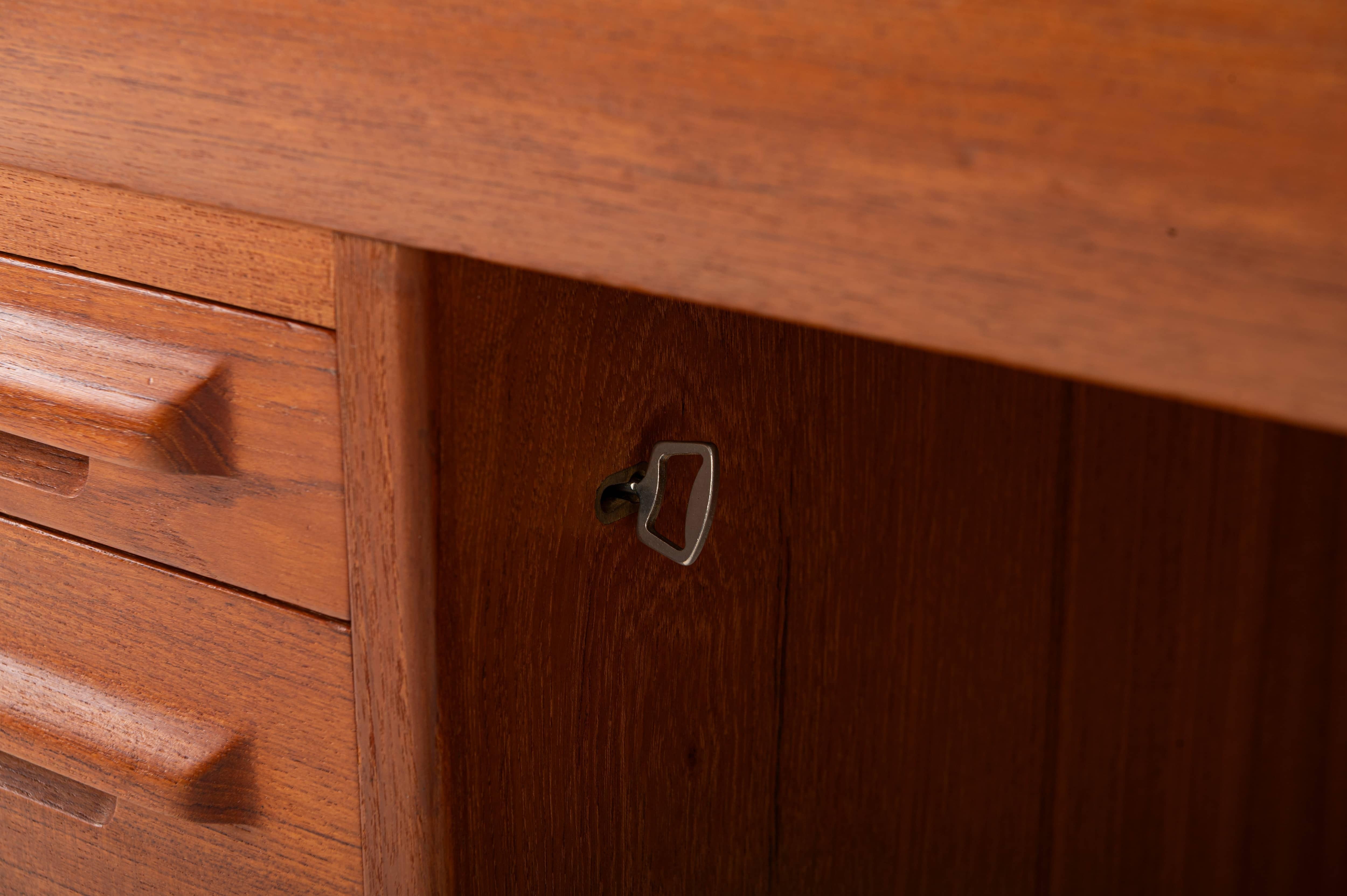 Freestanding Writing Desk by Ib Kofod Larsen for Faarup Møbelfabrik For Sale 2