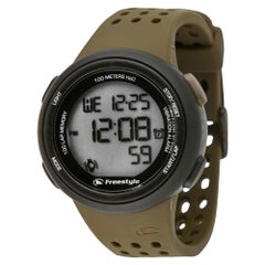 Freestyle FX Trainer Plastic Silicon Olive/Black Digital Quartz Watch 10019177