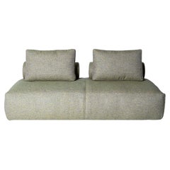 Freestyle Green Fabric Platform Sofa