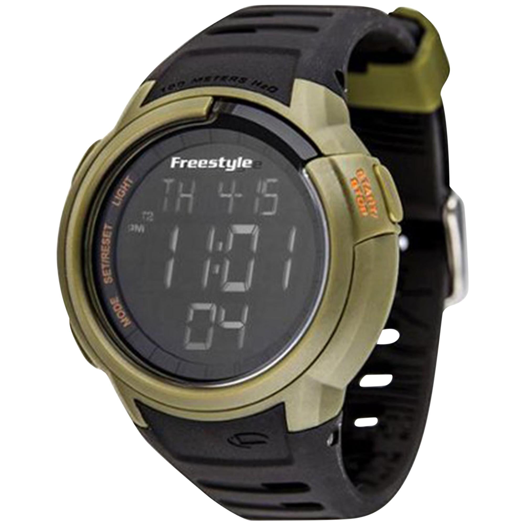 Freestyle Mariner Gummi- Digitale Uhr in Schwarz/Olive-Quarz 10019178
