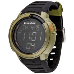 Freestyle Mariner Rubber Plastic Black or Olive Quartz Digital Watch 10019178