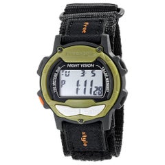 Freestyle Predator 10-Lap Digital Grey Dial Black Nylon Strap Men's Watch 103317