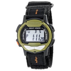 Freestyle Predator 10-Lap Digital Herrenuhr mit grauem Zifferblatt und schwarzem Nylonarmband 103317