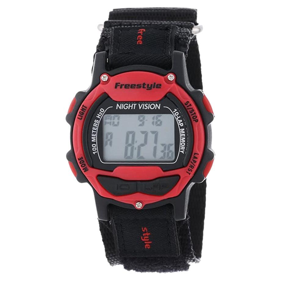 Freestyle Predator Plastic Nylon Strap Digital Quartz Unisex Watch 102284 For Sale