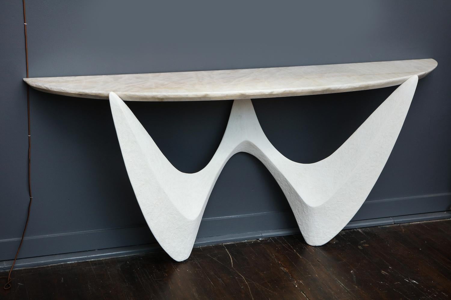 French “Fregate” Wall Console by Alexandre Logé For Sale
