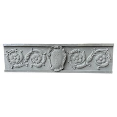 Hand carved frieze in sandstone -made in Italy