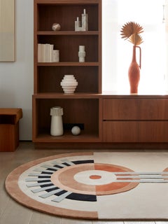 Freida Rug by Maman Rugs, Handwoven, Oval Shape, Lux Design, Modern Rug