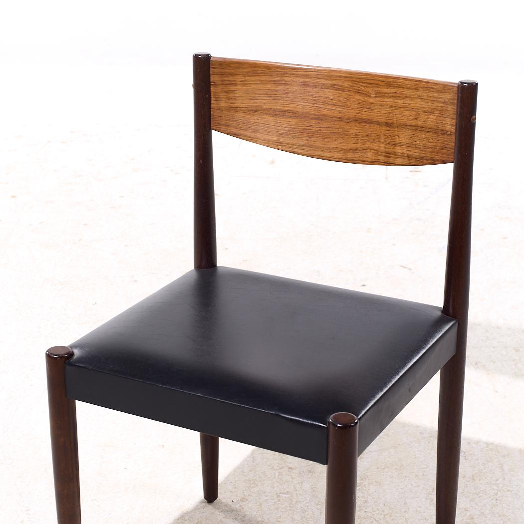 Chaises de salle à manger en palissandre du milieu du siècle de Rojle Frem - Paire en vente 3