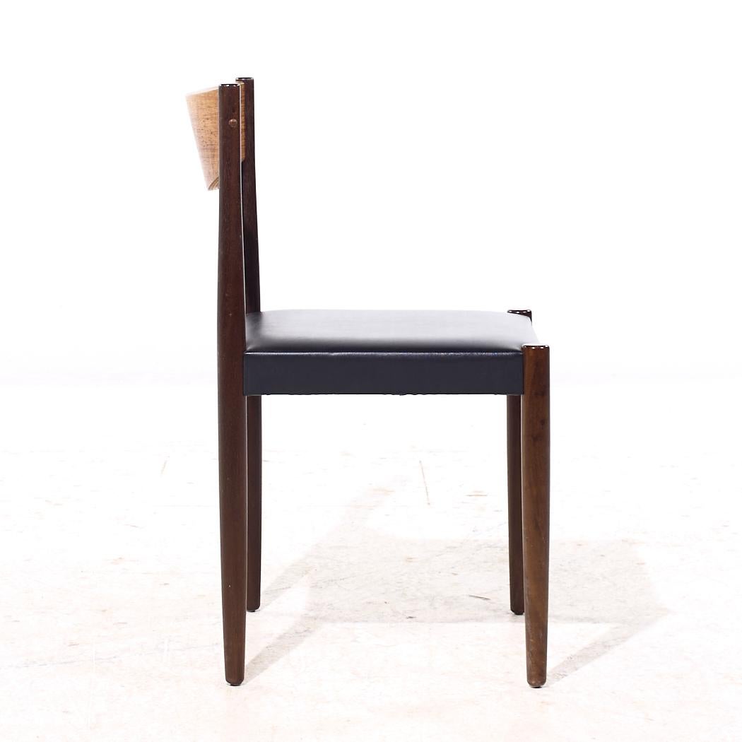 Chaises de salle à manger en palissandre du milieu du siècle de Rojle Frem - Paire en vente 2
