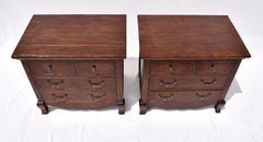 Fremarc Designs Chateau Nightstands With Pull-Out Shelf, Pair