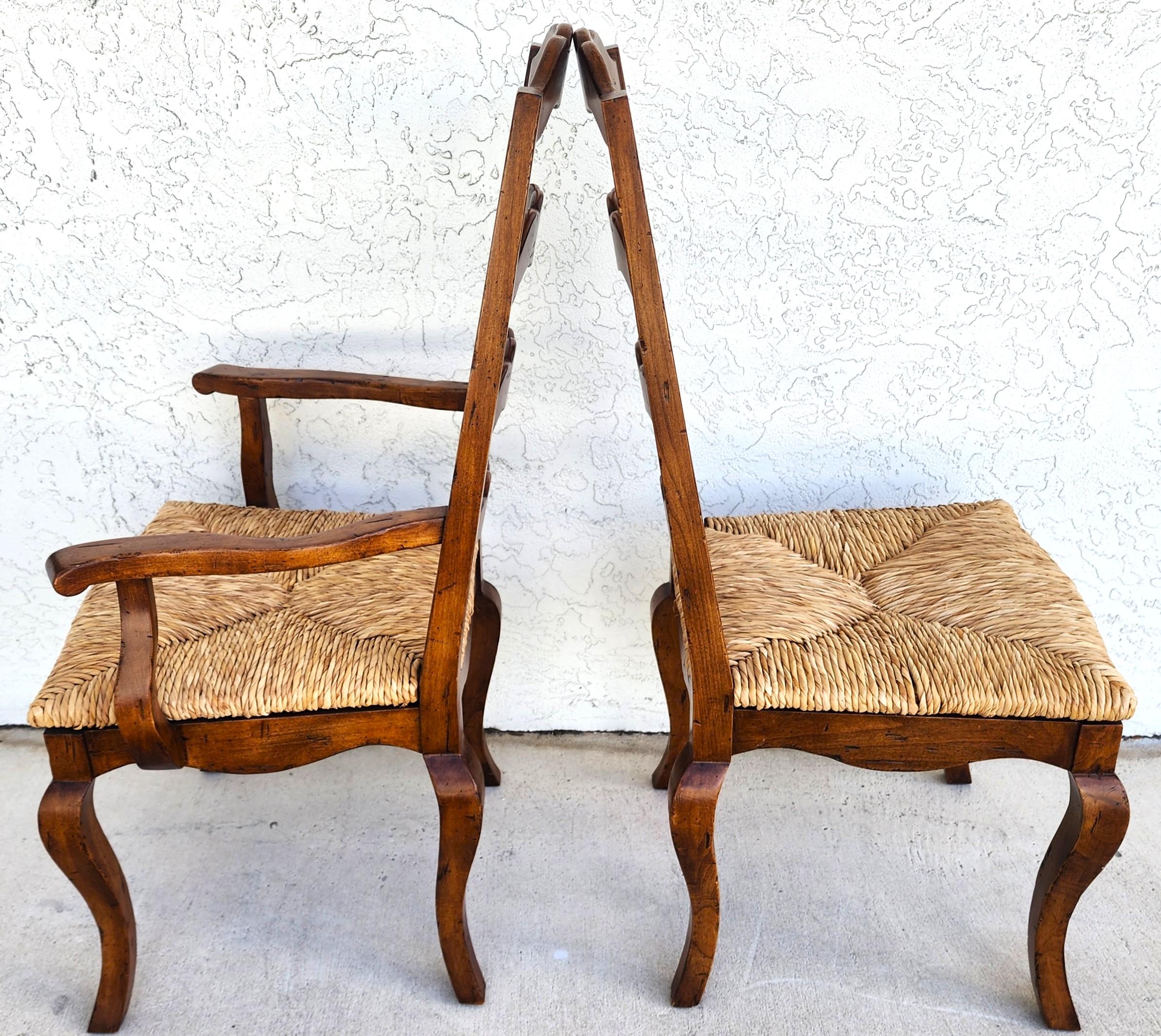 Fremarc Designs French Country Dining Table & 6 Chairs (Expandable) in vendita 9