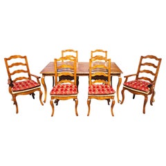 Fremarc Designs French Country Dining Table & 6 Chairs (Expandable)