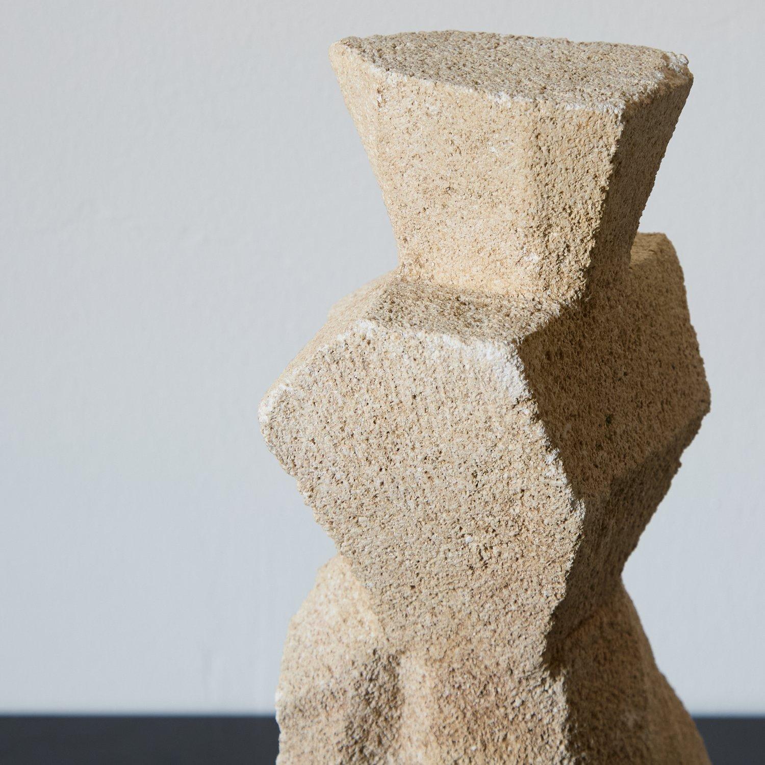 French Stone Carved Figure reminiscent of Lynn Chadwick’s, France circa 1960s For Sale 5