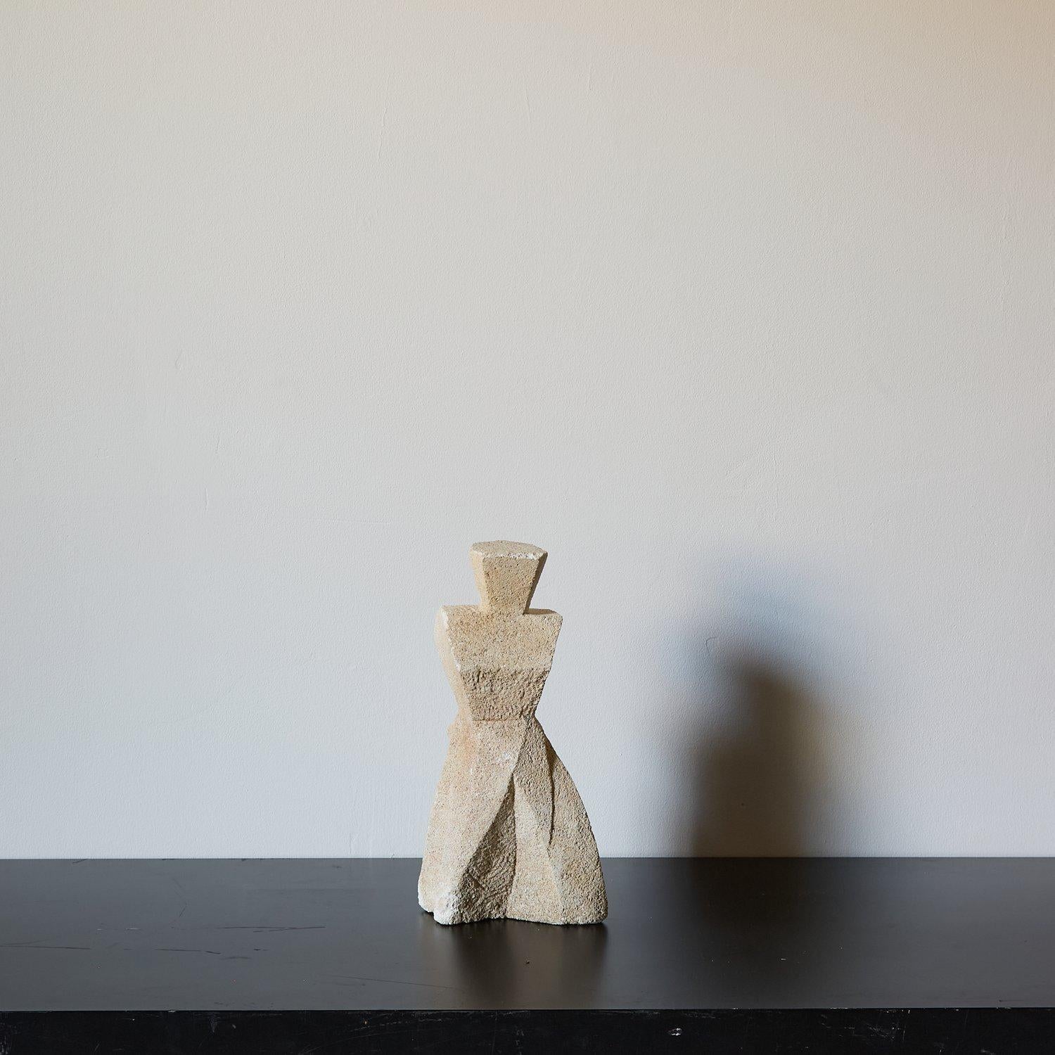 Art Deco French Stone Carved Figure reminiscent of Lynn Chadwick’s, France circa 1960s For Sale