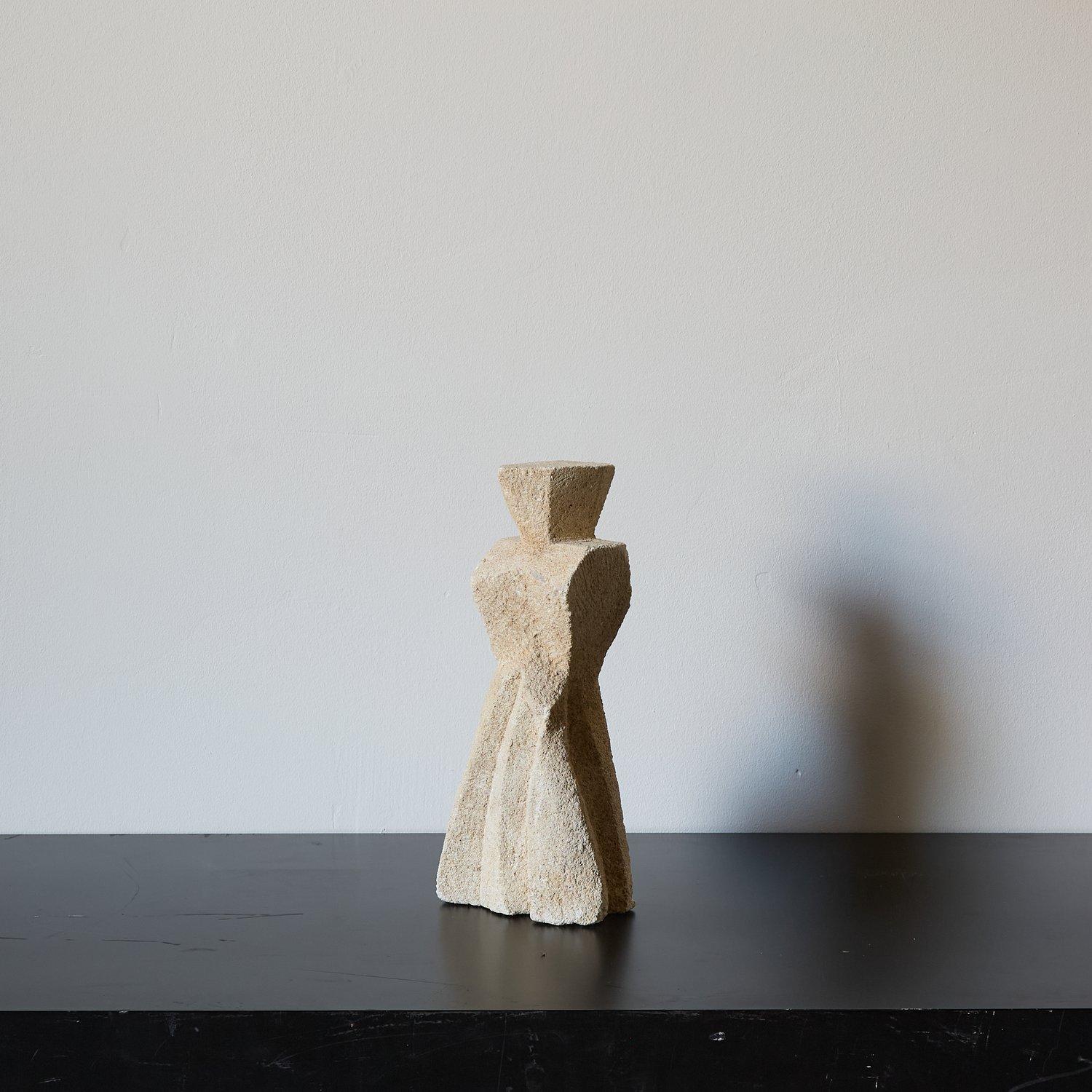 20th Century French Stone Carved Figure reminiscent of Lynn Chadwick’s, France circa 1960s For Sale