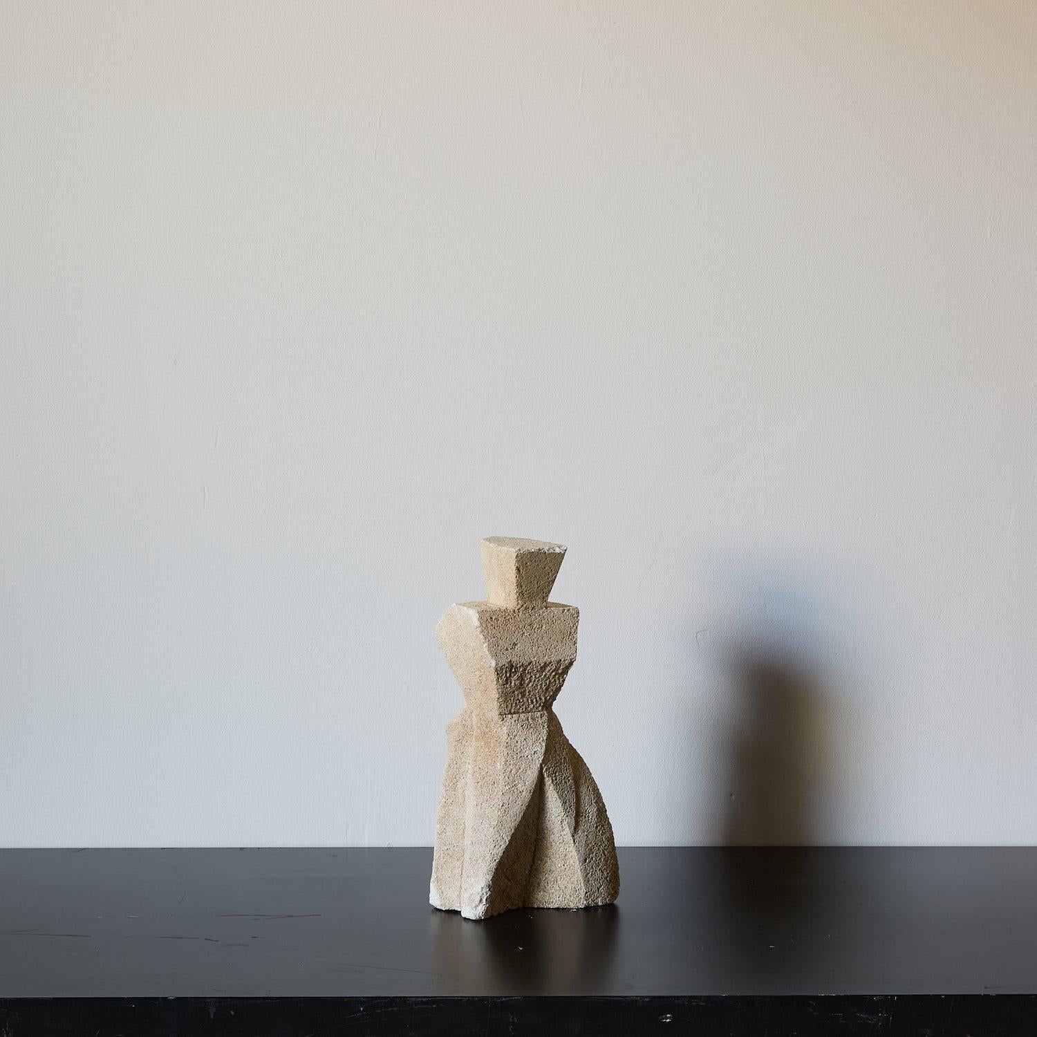 French Stone Carved Figure reminiscent of Lynn Chadwick’s, France circa 1960s For Sale 2