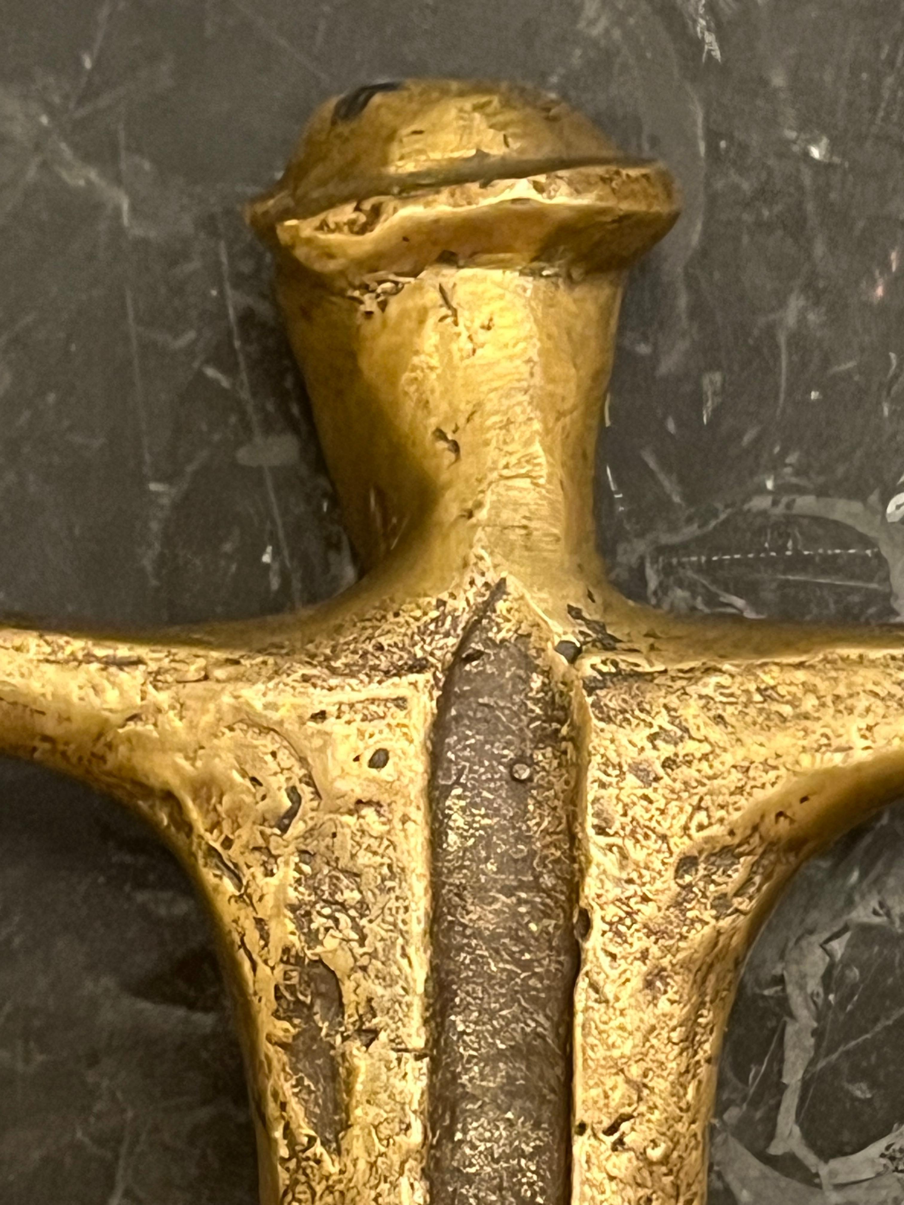 French 12th - 14th Century Bronze Corpus Christi Crucifix 5