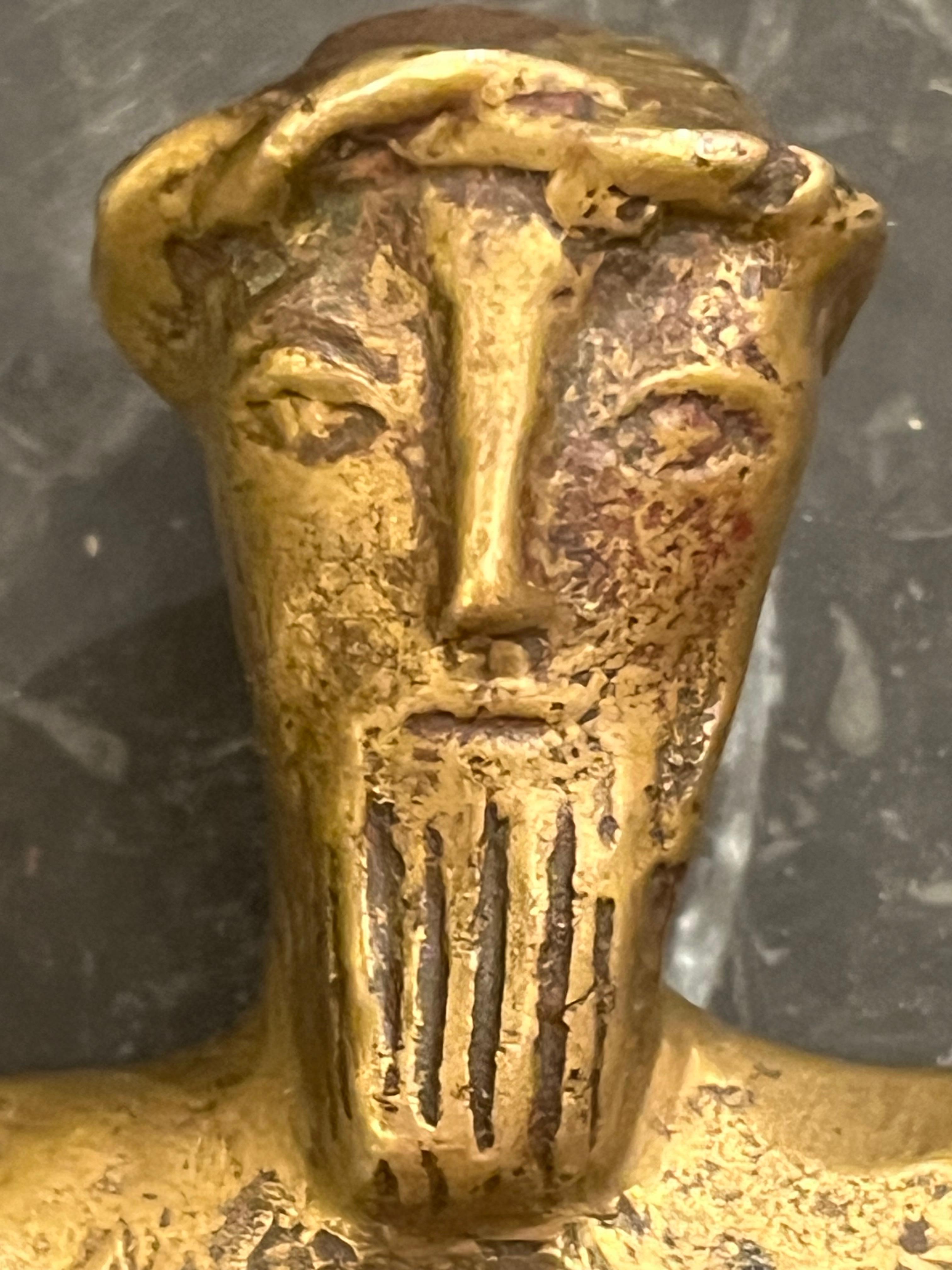 French 12th - 14th Century Bronze Corpus Christi Crucifix 1