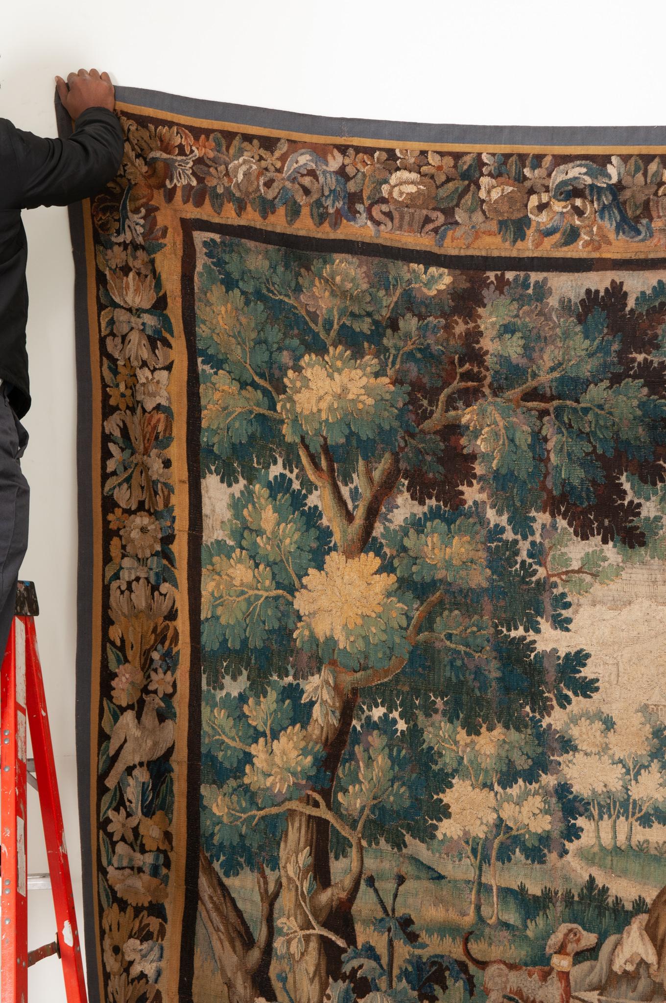 Antiker französischer Audubon-Wandteppich aus dem 16. Jahrhundert (Handgewebt) im Angebot