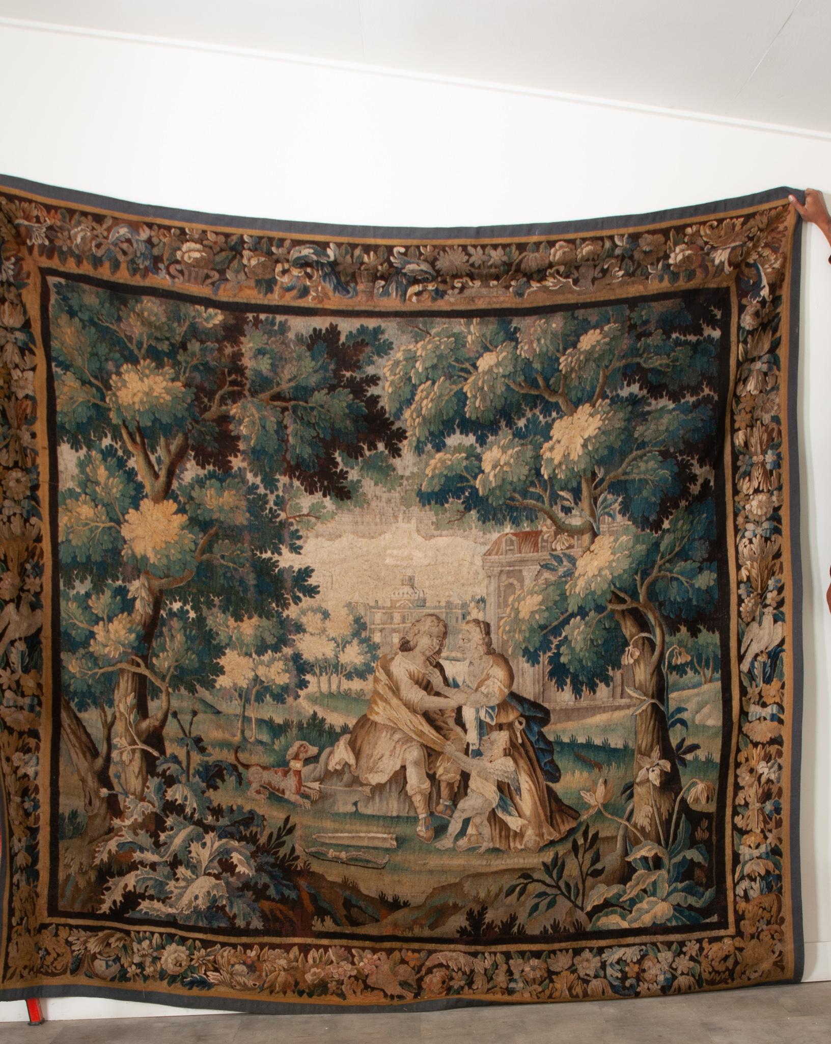 French 16th Century Antique Audubon Tapestry For Sale 2