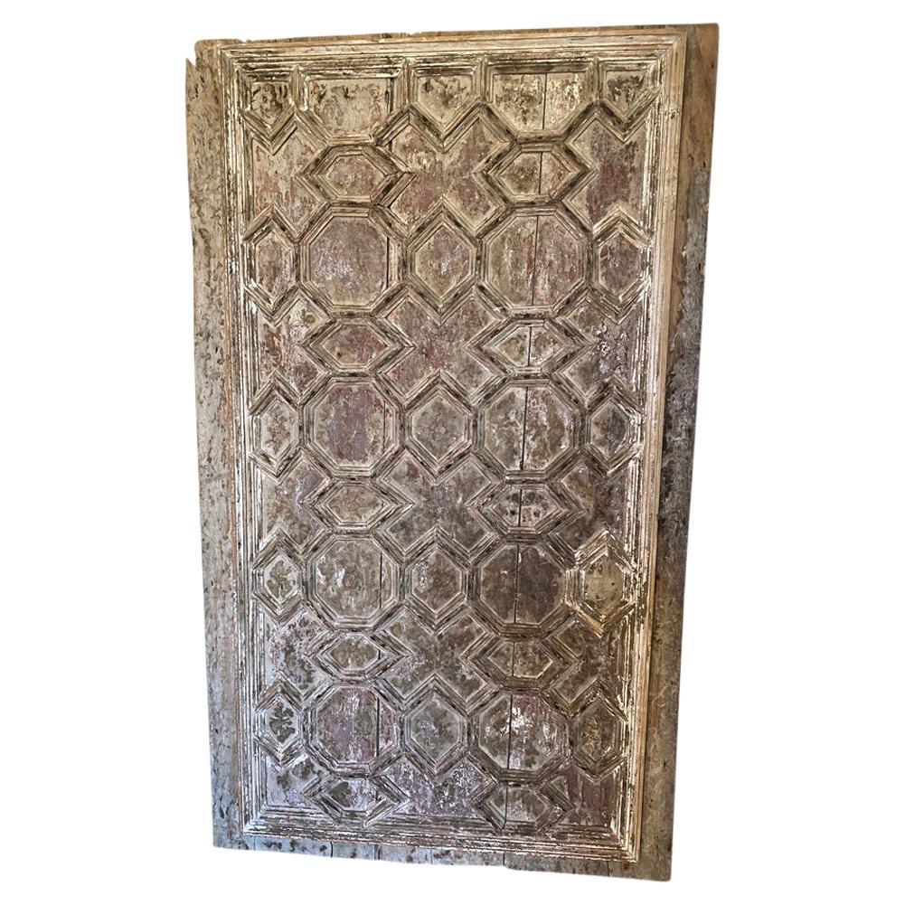 French 16th Century Carved Panel For Sale