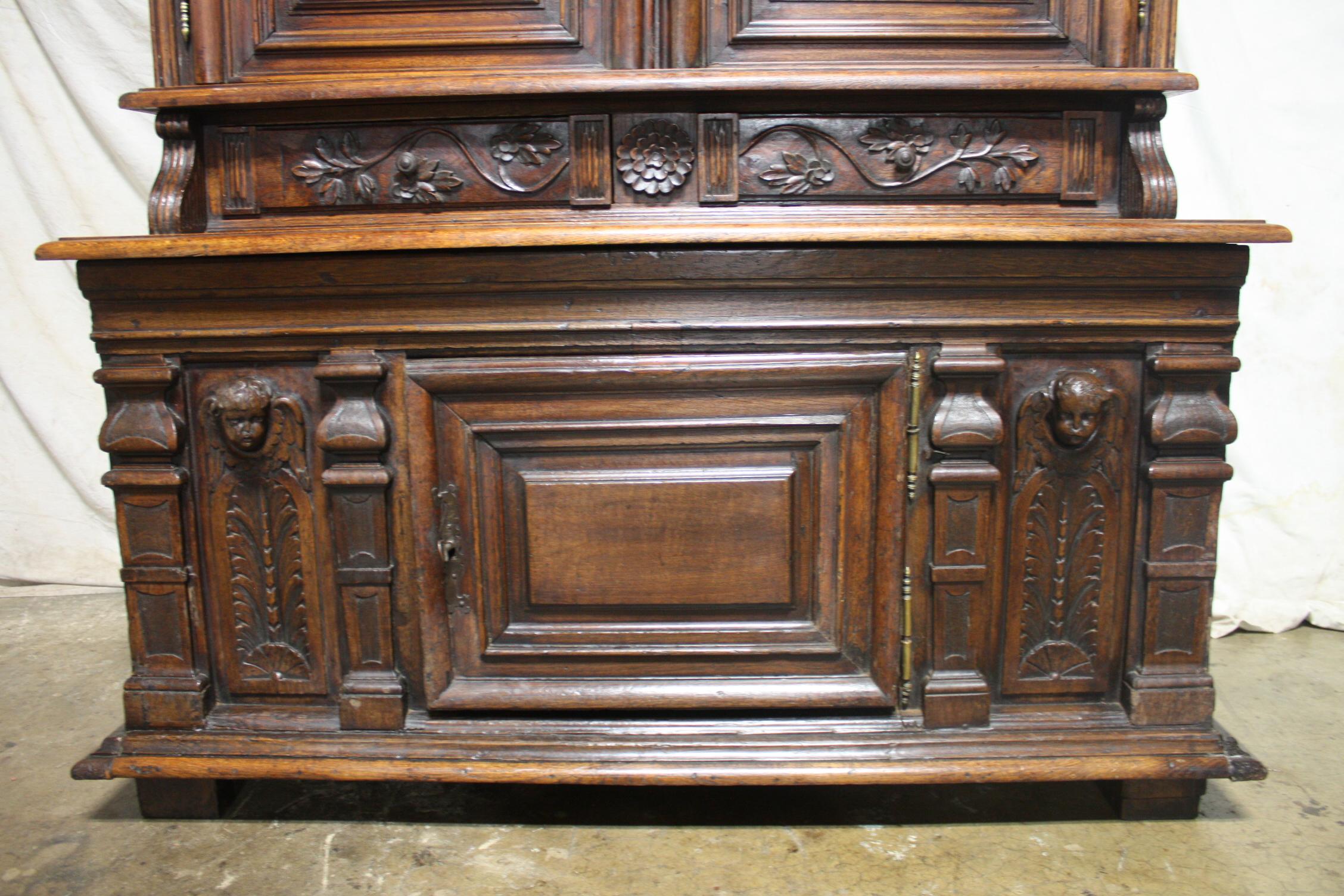 French 17th Century Cabinet For Sale 4