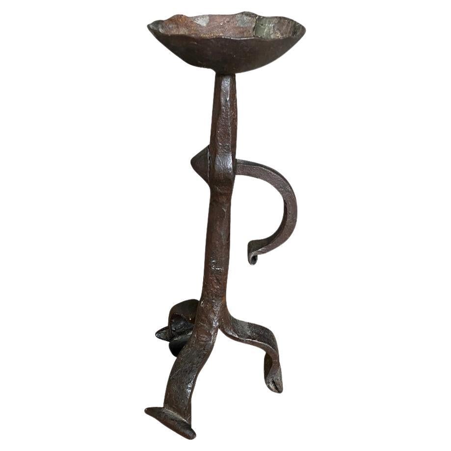 French 17th Century Candlestick For Sale