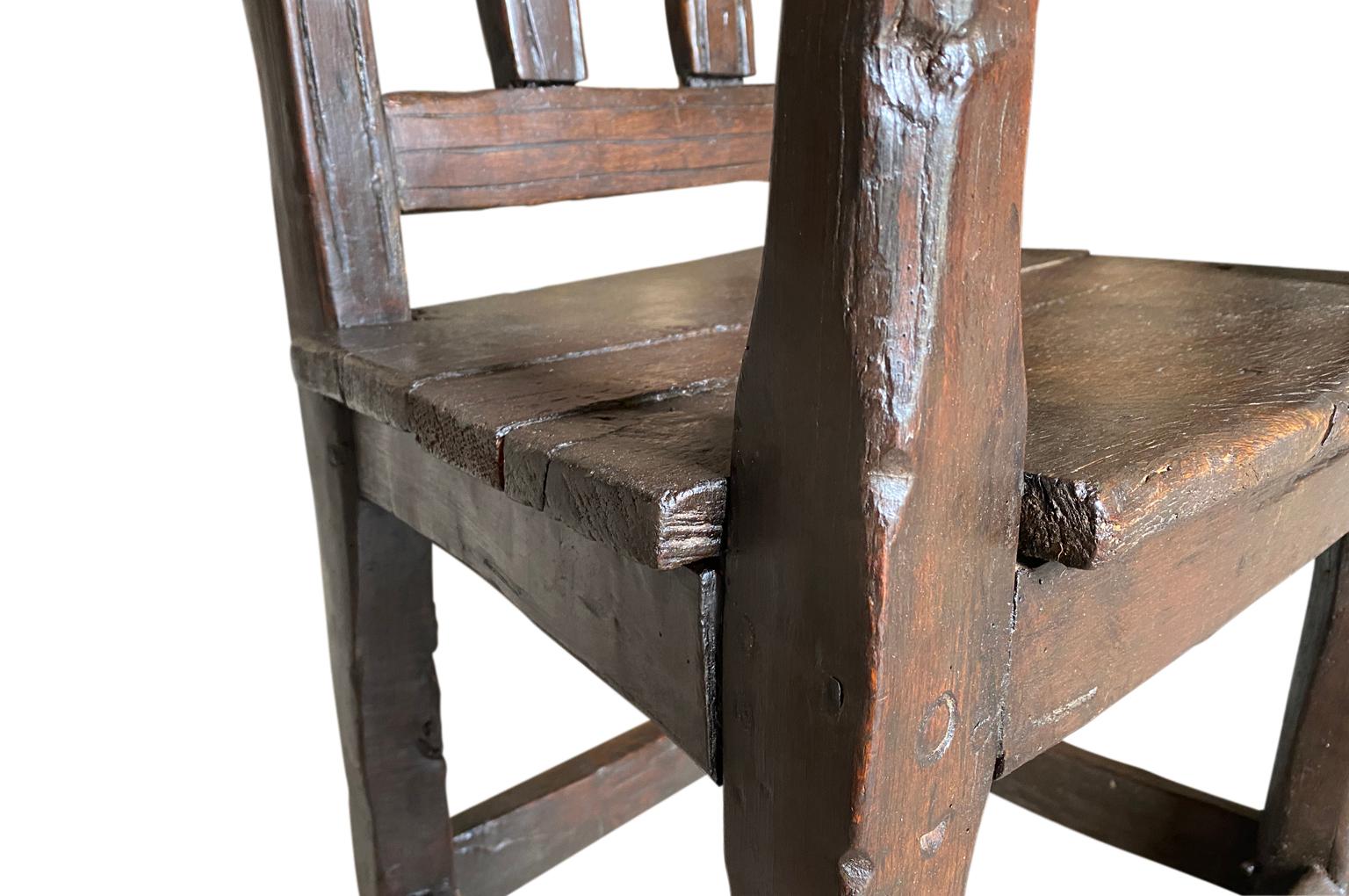 Oak French 17th Century Chair