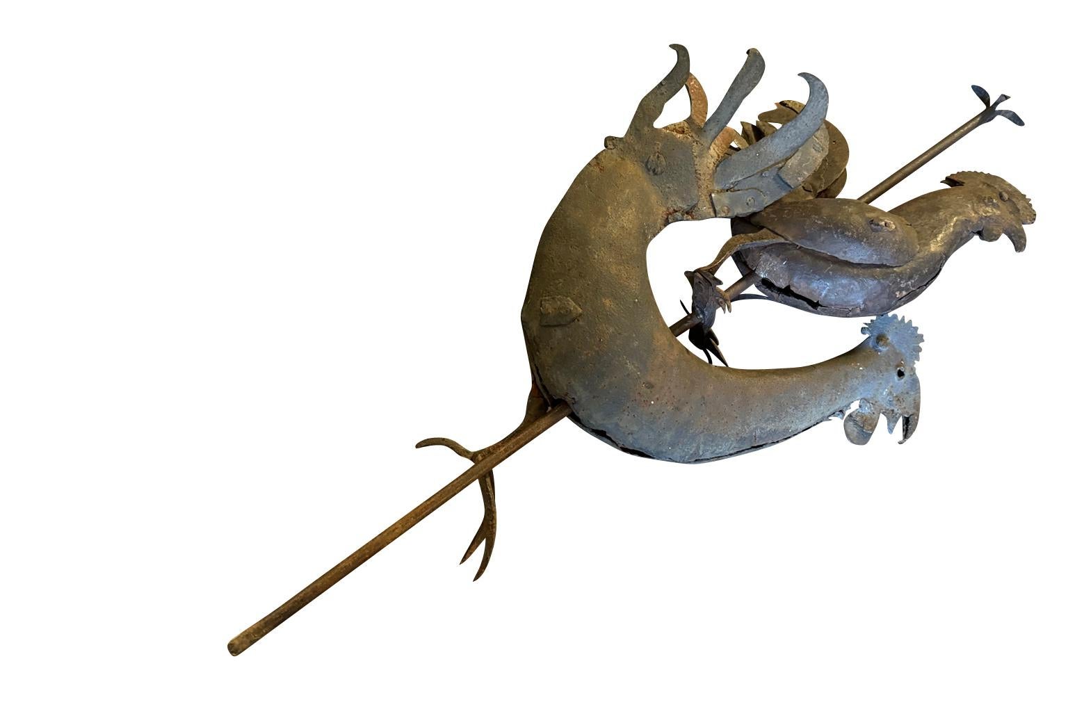 Double Coq - Sculpture française du 17ème siècle en vente 6