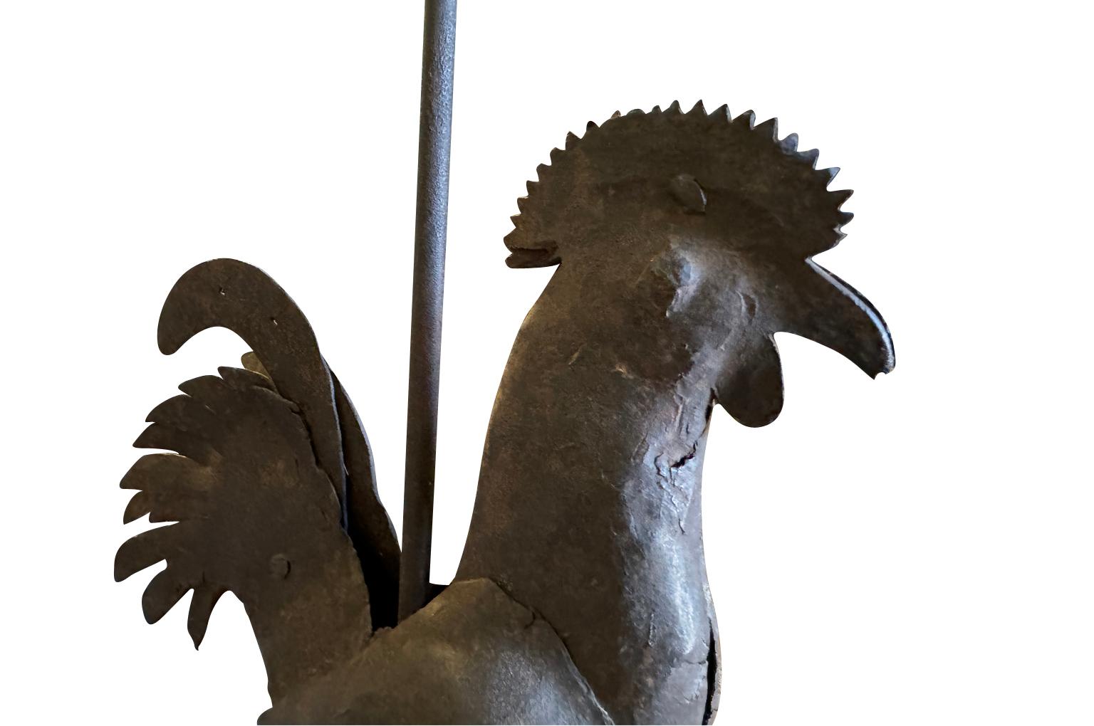Double Coq - Sculpture française du 17ème siècle en vente 1